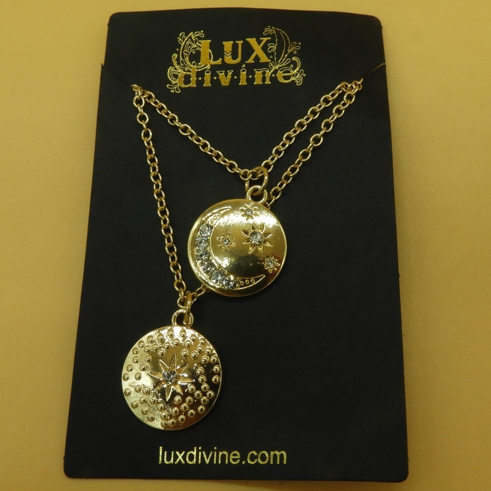 Lux Divine Starcrossed Double Layer Necklace - NEW